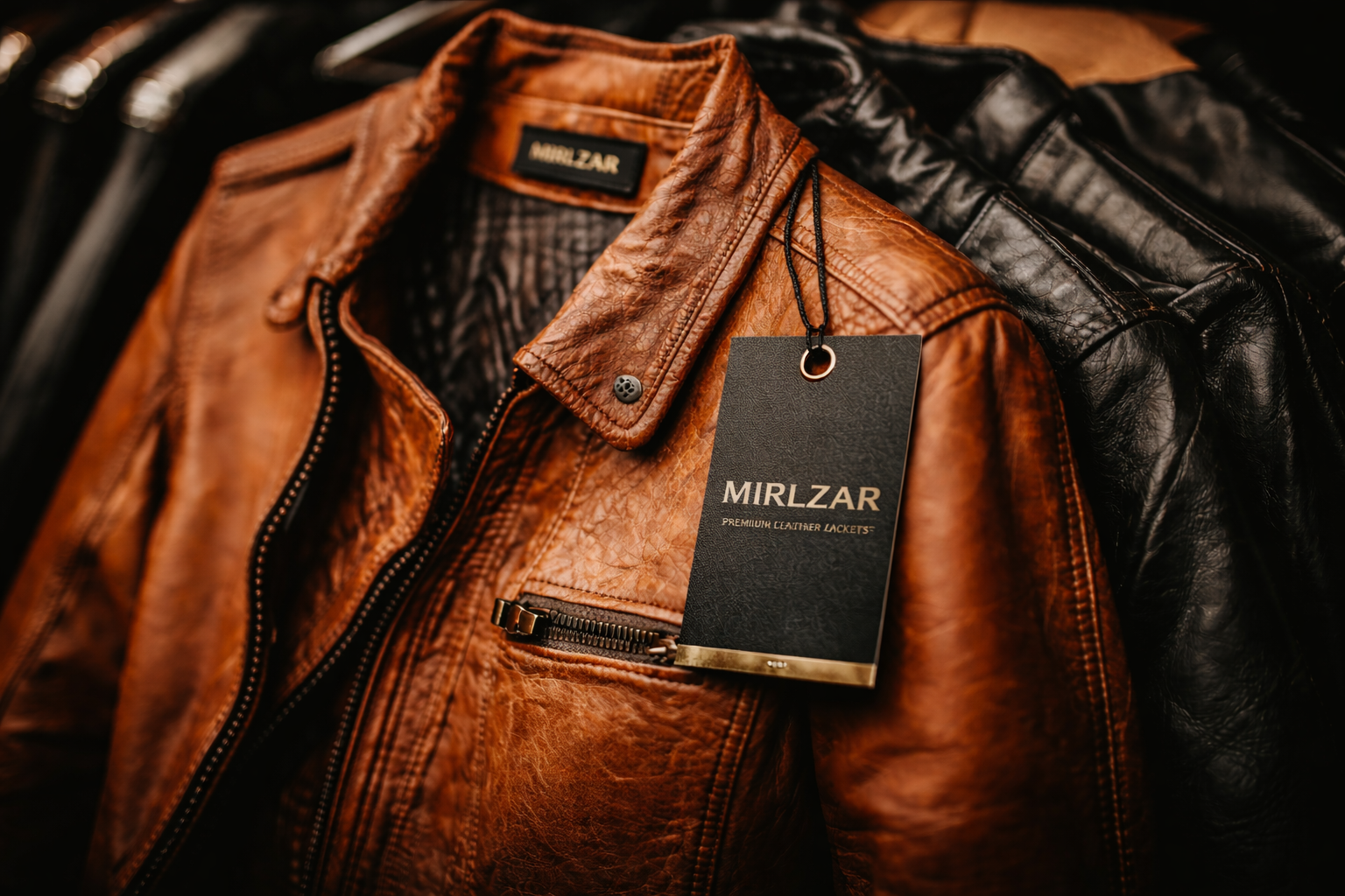 AWL PRODUCTS leather jacket campaign