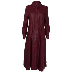 Leather Trench Coat